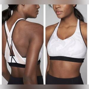 Athleta Transcendence Bra, Pink Marble Print in Powervita A-C, small